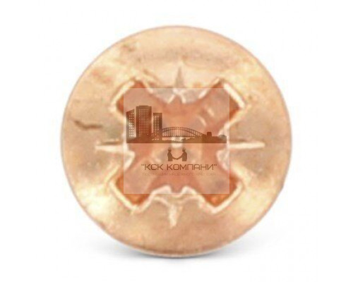 DIN 7995 A2-Cu 4,5X35 Z Шуруп по дереву с полупотайной головой и крестообразным шлицем PZ  купить в Москве