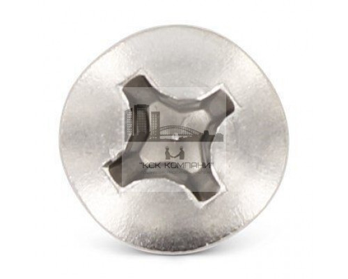 DIN 7983 A2 C 4,2X70 H Винт самонарезающий с полупотайной головой с острым концом форма С и крестообразным шлицем PH (Phillips) нержавеющий  купить в Москве