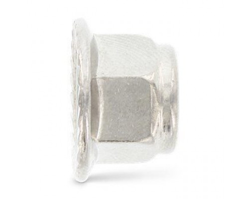 DIN 6926 М5 SW8 A2 Гайка нержавеющая, фланцевая шестигранная с зубцами, самоконтрящаяся