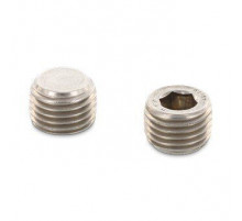DIN 906 A4 R 1 1/4" согласно DIN 3858 Пробка резьбовая с трубной резьбой Уитворта нержавеющая с шестигранным углублением под ключ