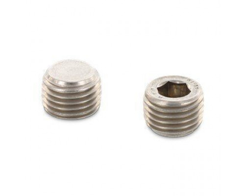 DIN 906 A2 R 3/4" согласно DIN 3858 Пробка резьбовая с трубной резьбой Уитворта нержавеющая с шестигранным углублением под ключ DIN 906 A2 R 3/4" согласно DIN 3858 Пробка резьбовая с трубной резьбой Уитворта нержавеющая с шестигранным углублением под ключ