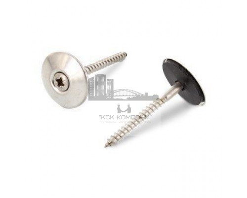 Art. 9169 A2 4,5X50 Z Шуруп по дереву с полупотайной головой с незакрепленной EPDM-шайбой (25 мм), шлиц PZ