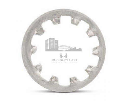DIN 6797 A2 J 3,7 Шайбы тип J с внутренними зубьями стопорные пружинные