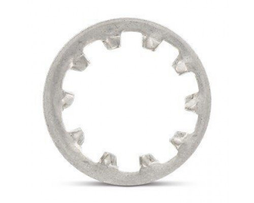 DIN 6797 A2 J 4,3 Шайбы тип J с внутренними зубьями стопорные пружинные