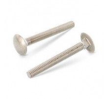 M 5X110/110 DIN 603 A4 Болт нержавеющий с квадратным подголовком, полукруглой головкой, полная резьба