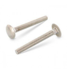 M10X20 DIN 603 A4 Болт нержавеющий с квадратным подголовком с неполной резьбой и полукруглой головкой