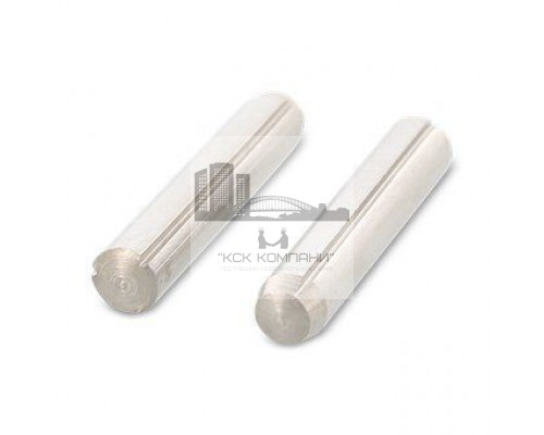 DIN 1473 AISI 303 10X50 Штифт цилиндрический с параллельными насечками по всей длине нержавеющий