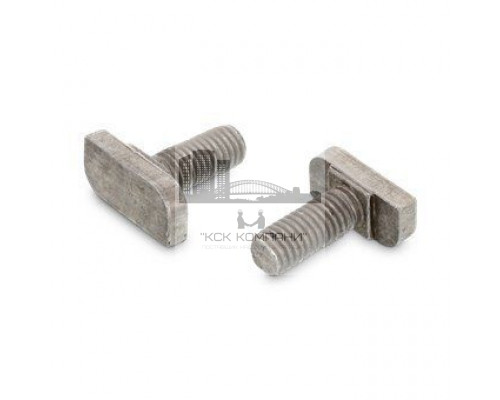M 8X20 Art. 9097 A2 Болт нержавеющий для крепления профиля, тип 28/15, исполнение 2 - с квадратным подголовком 28/15 с Т-образной головкой