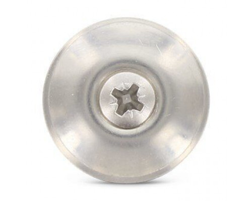 Art. 9169 A2 4,5X40 Z Шуруп по дереву с полупотайной головой с закрепленной EPDM-шайбой (25 мм), шлиц PZ