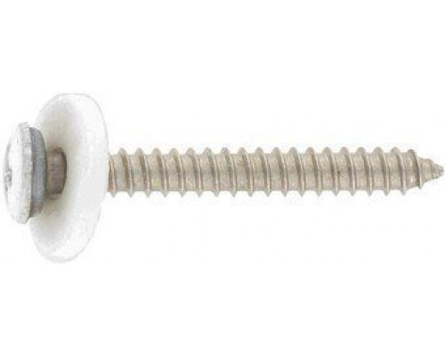 Art. 9066 A2 C 3,9X16 Z Саморез окрашенный RAL 9003 для подоконников c мелкой резьбой, шлиц PZ