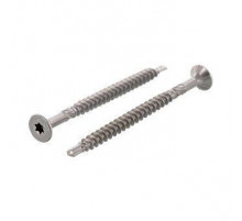 Art. 9246 AISI 410 5,0X45/30 TX25 Шуруп самосверлящий самозенкующий с потайной головой со второй фиксирующей резьбой и звездообразным шлицем TX (Torx) нержа