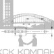 Заклепка ISO 15984 A2/A2 4X10 нержавеющая открытый конец, с потайным бортиком, рифленая оправка