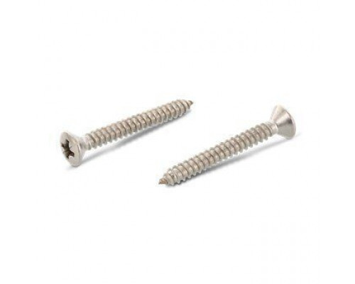 DIN 7983 A4 C 3,9X6,5 Z Винт самонарезающий с полупотайной головой с острым концом форма С и крестообразным шлицем PZ (Pozidrive) нержавеющий  купить в Москве