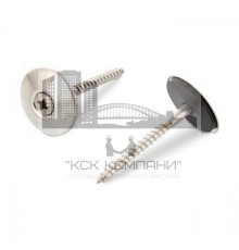 Art. 9069 A2 4,5X40 Z Шуруп по дереву с полупотайной головой с незакрепленной EPDM-шайбой (20 мм), шлиц PZ