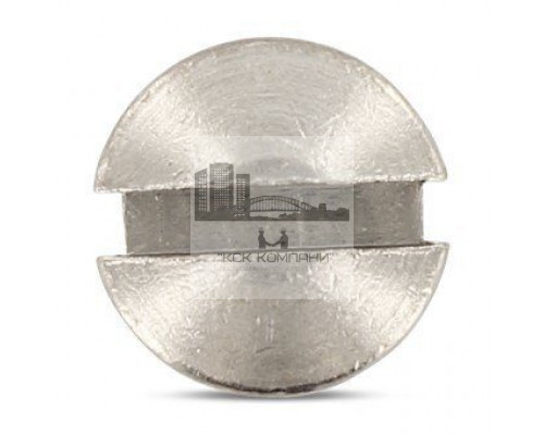 DIN 7973 A2 C 2,9X6,5 Саморез с полупотайной головой и прямым шлицем форма C  купить в Москве