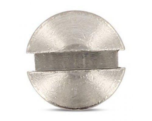 DIN 7973 A2 C 4,8X60 Саморез с полупотайной головой и прямым шлицем форма C