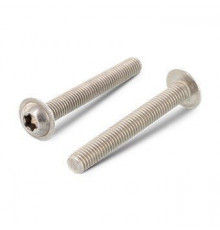 ISO 7380-2 A2 M 3X20/20 TX10 Винт нержавеющий с полукруглой головой, фланцем и звездообразным шлицем TX (Torx)