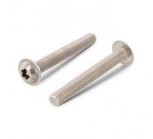 ISO 7380-2 A2 M 2,5X10/10 TX8 Винт нержавеющий с полукруглой головой, звездообразным шлицем TX (Torx) и фланцем