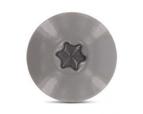 Art. 9086 A2 4,8X38 TX20 - RAL 7037 Саморез с расширенной низкой полукруглой головкой, неполной резьбой и звездообразным шлицем TX