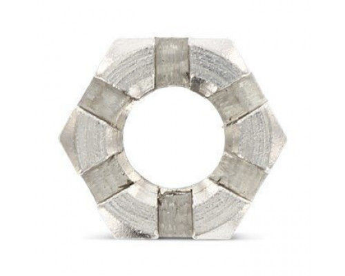 DIN 935 М14 SW22 A4 Гайка нержавеющая с прорезями шестигранная (корончатая)