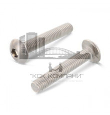 ISO 7380-1 A2 M8X60 A/F 5,5 Винт с полной резьбой и полукруглой головой без фланца