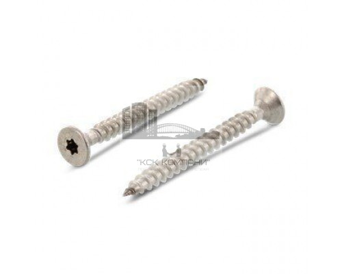 Art. 9047 A2 4,5X90 TX20 Саморез универсальный с потайной головой и шлицем TORX нержавеющий