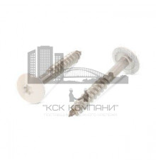 Art. 9086 A2 4,8X25 TX20 - RAL 9001 Саморез с расширенной низкой полукруглой головкой, неполной резьбой и звездообразным шлицем TX