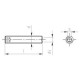 ISO 4029 A2 M 2X8 Винт установочный с внутренним шестигранником и засверленным концом нержавеющий