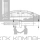 Заклепка 3.2x10 ISO 16585 A2 нержавеющая, глухая, с плоской головкой, закрытая, рифленая оправка