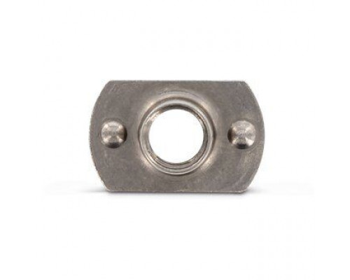 Art. 9060 A2 M 8 d 22 / h 8,5 Гайка нержавеющая с плоским фланцем форма B, приварная с двумя точками сварки