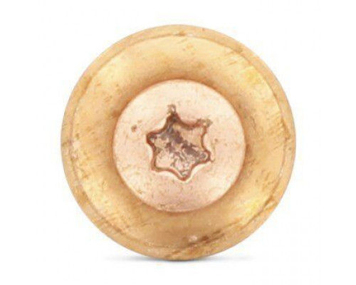 Art. 9387 A2-Cu 4,5X45 TX20 Шуруп по дереву c полупотайной головкой и EPDM-шайбой (15 мм) шлиц TX