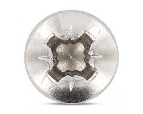 DIN 7981 A2 C 3,5X13 Z Винт самонарезающий с полукруглой головой с крестообразным шлицем PZ (Pozidrive) нержавеющий, форма С - острый конец