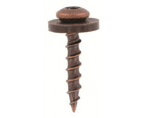 Art. 9066 A2 C 3,9X22 TX15 Саморез коричневый для подоконников c крупной резьбой, шлиц TX