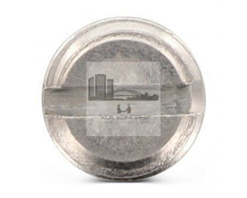 DIN 438 A2 M 6X18 Винт установочный с засверленным концом и прямым шлицем нержавеющий