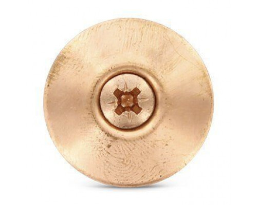 Art. 9069 A2-Cu 4,5X55 Z Шуруп по дереву с полупотайной головой с отдельной EPDM-шайбой (20 мм), шлиц PZ