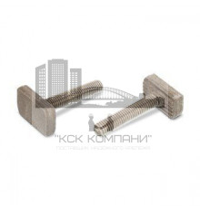 M 12X50 Art. 9595 A4-50 Болт с рифленой внутренней поверхностью и широкой Т-образной головкой нержавеющий для крепления профиля 41/22