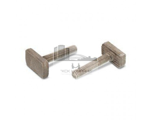 M 12X50 Art. 9595 A4-50 Болт с рифленой внутренней поверхностью и широкой Т-образной головкой нержавеющий для крепления профиля 41/22