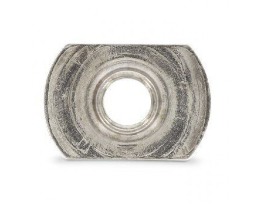 Art. 9060 A2 M 4 d 17 / h 6 Гайка нержавеющая с плоским фланцем форма С, приварная