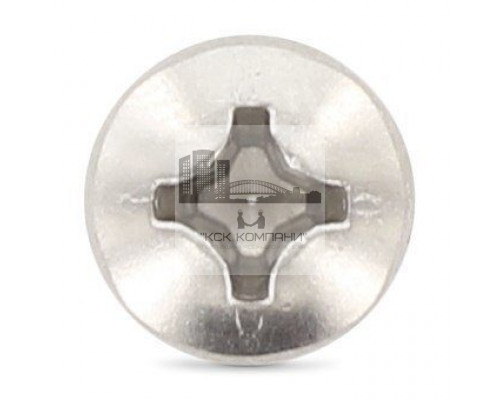 DIN 7504 A2 M 4,8X22 H Саморез самонарезающий сверлоконечный с полукруглой головой и крестообразным шлицем PH (Phillips), форма М нержавеющий  купить в Москве