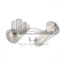 DIN 1476 A2 5X20 Штифт с полукруглой головой, насечкой по всей длине с трех сторон и фаской нержавеющий