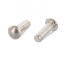 DIN 1476 A2 4X20 Штифт с полукруглой головой, насечкой по всей длине с трех сторон и фаской нержавеющий