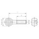 BM 16X130 DIN 444 A2 Болт нержавеющий откидной тип B