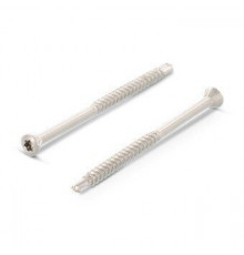 Art. 9041 A2 3,2X60/35 TX10 Саморез нержавеющий с потайной зауженной головой для половой доски самозенкующийся с буром