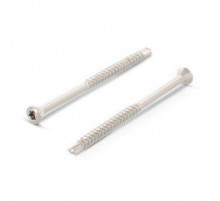 Art. 9041 A2 3,2X25/15 TX10 Саморез нержавеющий с потайной зауженной головой для половой доски самозенкующийся с буром