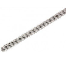 DIN 3053 A4 12,0 мм Трос жесткий с плетением 1х19 нержавеющий