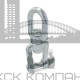 Art. 8255 A4 6 Вертлюг грузоподьемный тип петля-вилка нержавеющий  купить в Москве