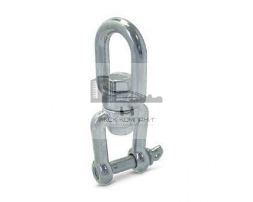 Art. 8255 A4 16 Вертлюг грузоподьемный тип петля-вилка нержавеющий  купить в Москве
