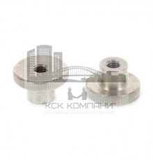 DIN 466 AISI 303 M 6 Гайка нержавеющая высокий тип с накатанной головкой high type