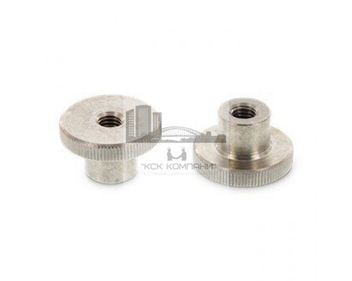 DIN 466 AISI 303 M 5 Гайка нержавеющая высокий тип с накатанной головкой high type