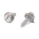 DIN 7976 A2 C 4,8X13 SZ, EPDM-washer 12 мм Саморез с шестигранной головкой, шлицем SL и EPDM прокладкой (12 мм)